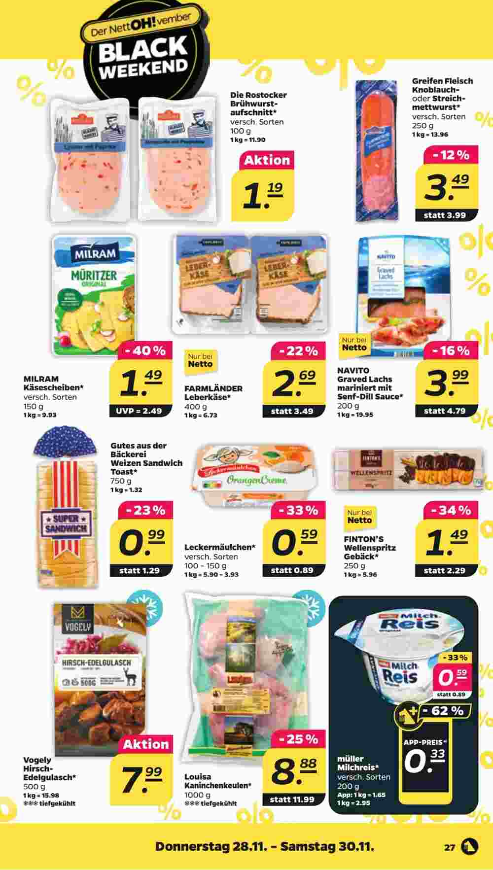 NETTO Prospekt (ab 25.11.2024) zum Blättern - Seite 27