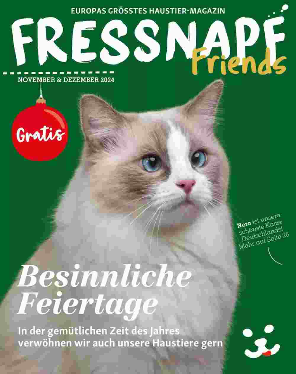 Fressnapf Prospekt (ab 25.11.2024) zum Blättern - Seite 1