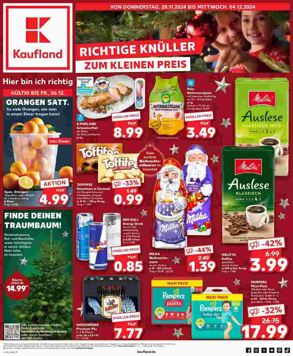 Kaufland Prospekt (ab 27.11.2024) zum Blättern - Seite 1