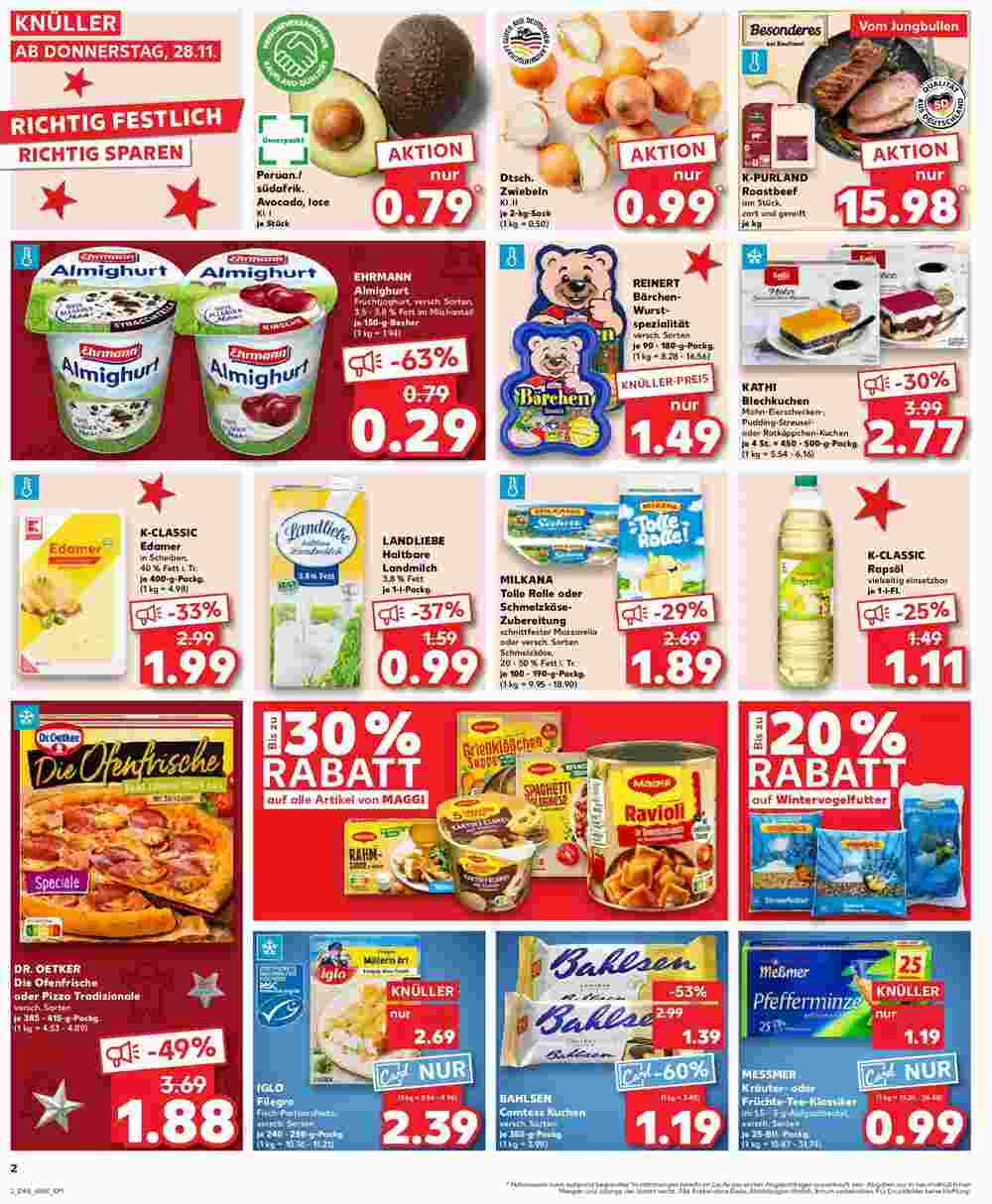 Kaufland Prospekt (ab 27.11.2024) zum Blättern - Seite 2