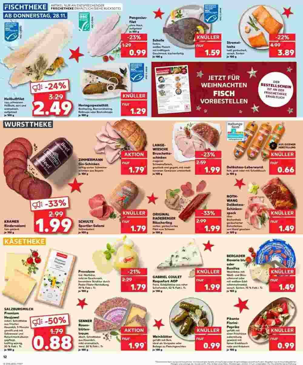 Kaufland Prospekt (ab 28.11.2024) zum Blättern - Seite 12