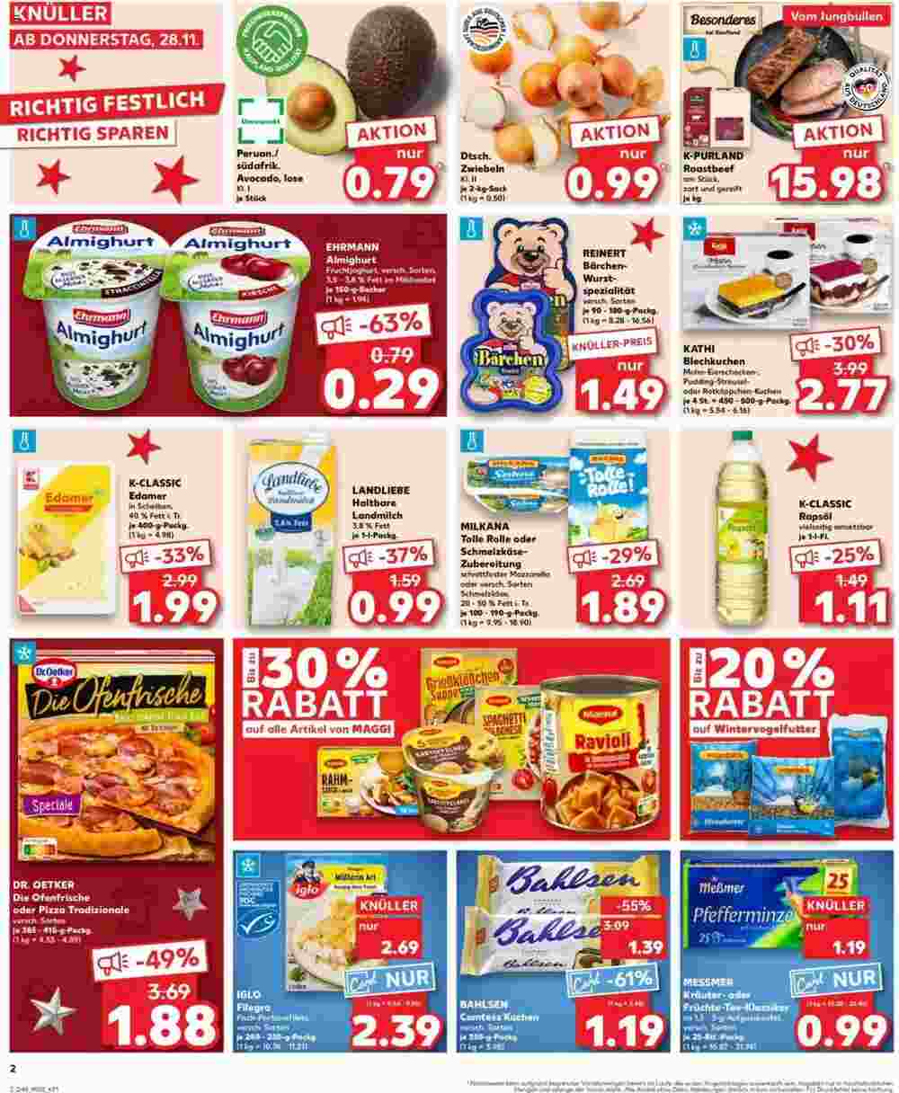 Kaufland Prospekt (ab 28.11.2024) zum Blättern - Seite 2