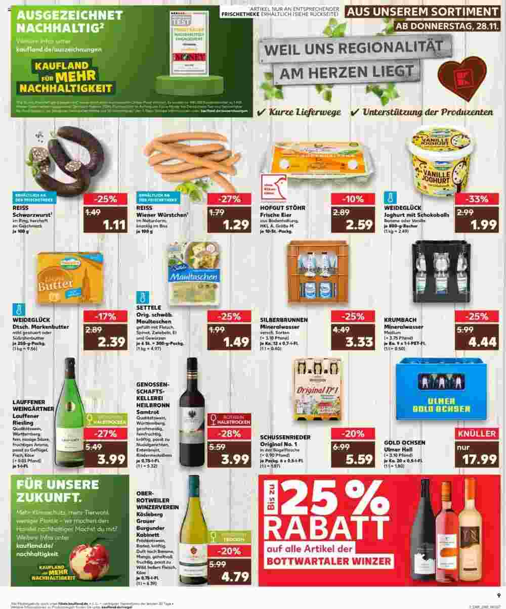 Kaufland Prospekt (ab 28.11.2024) zum Blättern - Seite 9