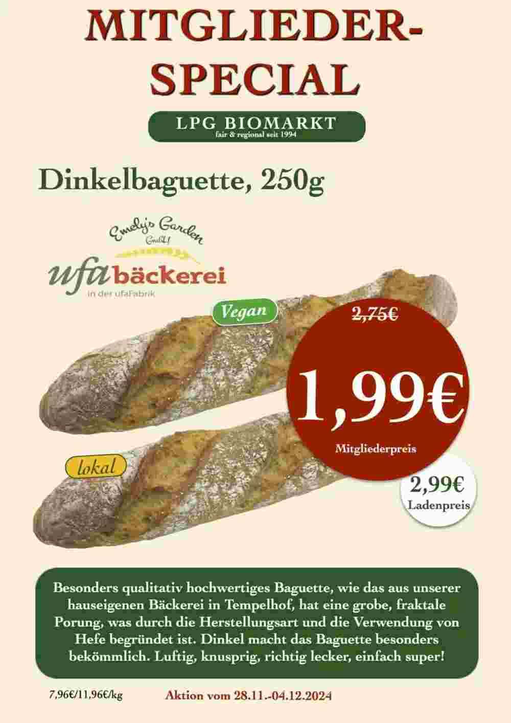 LPG Biomarkt Prospekt (ab 28.11.2024) zum Blättern - Seite 6