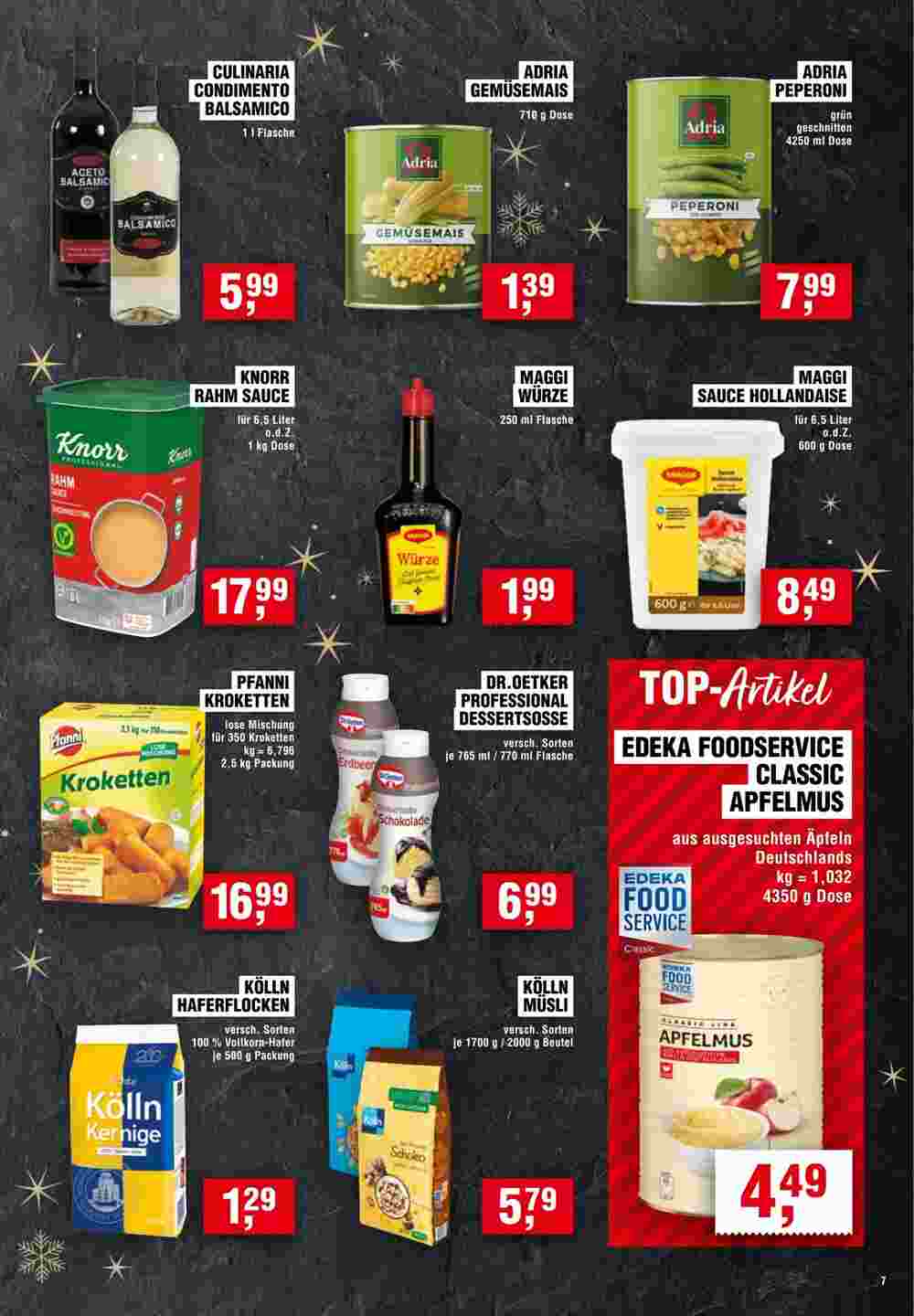 EDEKA Foodservice Prospekt (ab 28.11.2024) zum Blättern - Seite 7