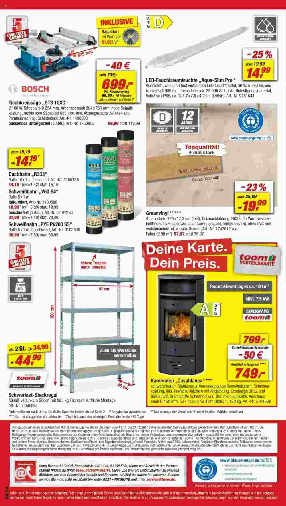 toom Baumarkt Prospekt (ab 30.11.2024) zum Blättern - Seite 12