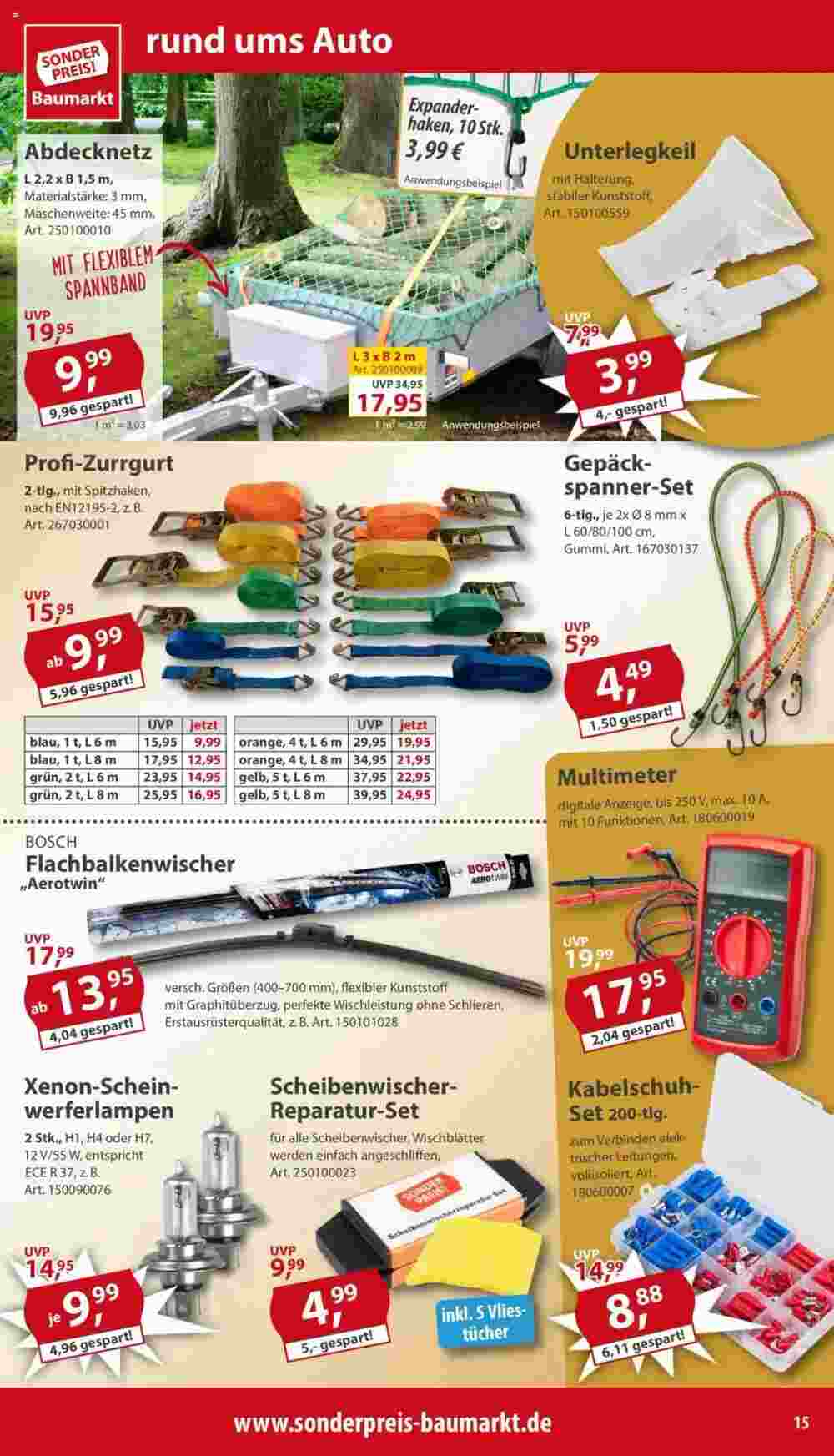 Sonderpreis Baumarkt Prospekt (ab 30.11.2024) zum Blättern - Seite 15