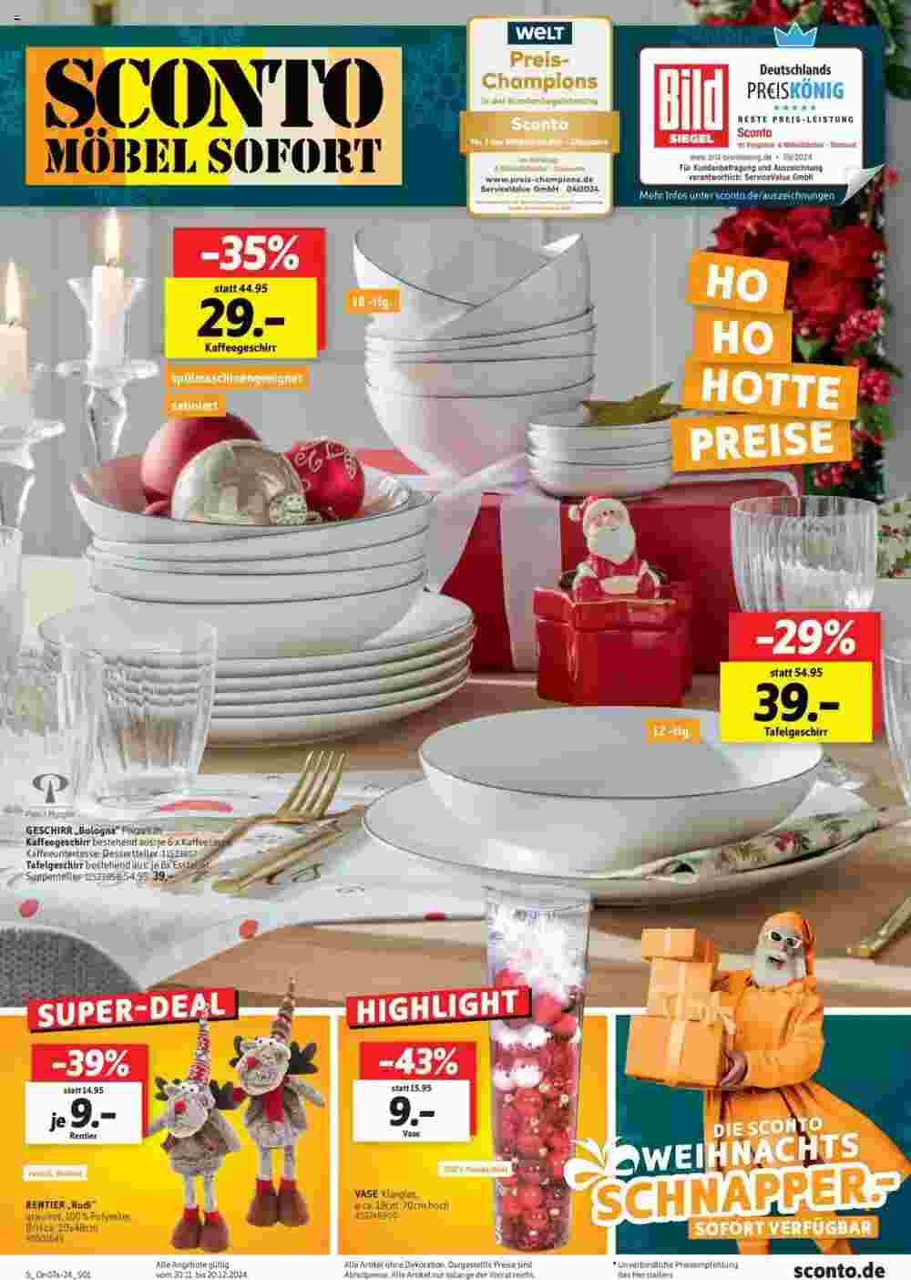 SCONTO Prospekt (ab 30.11.2024) zum Blättern - Seite 1