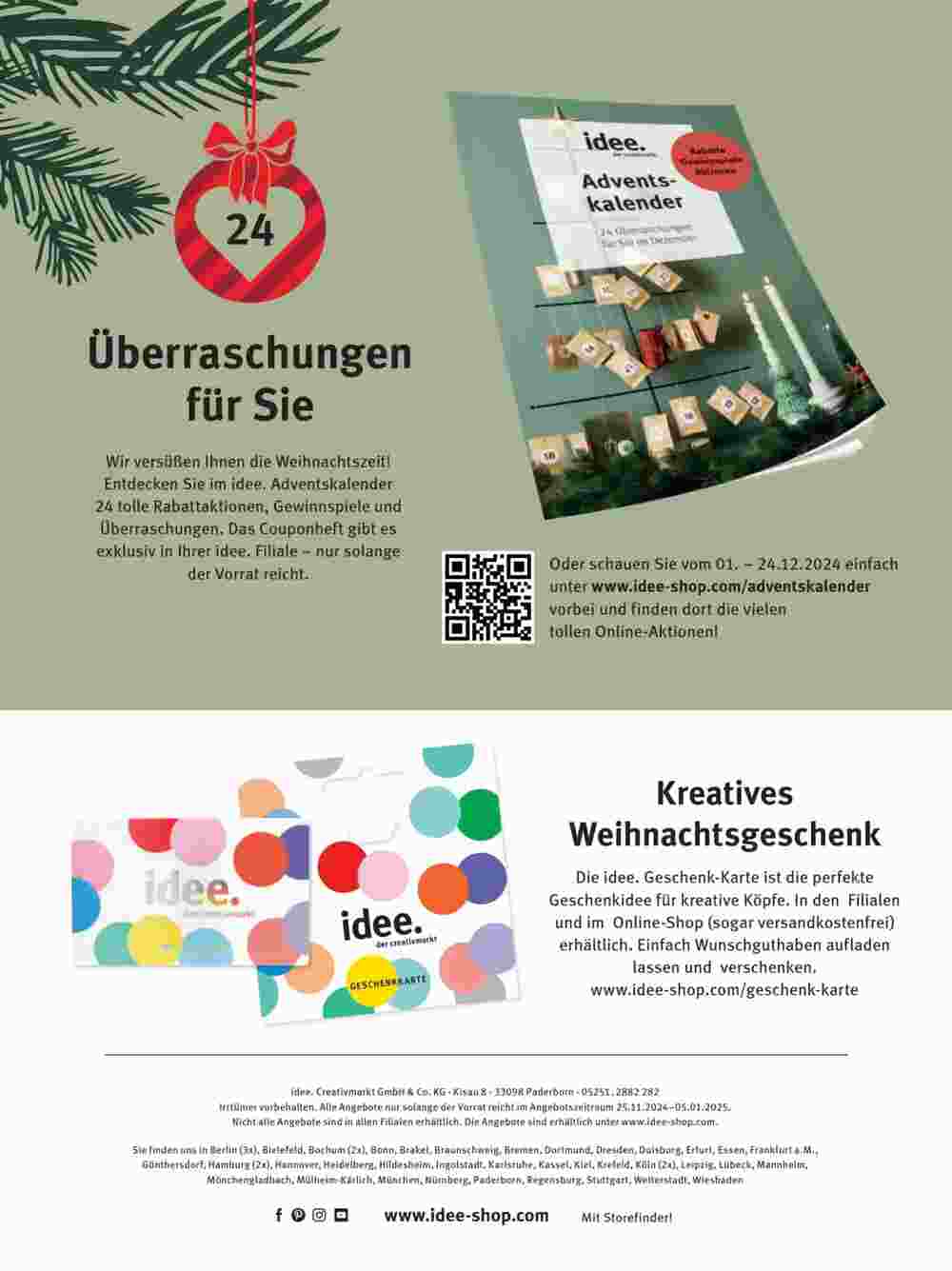 Idee Creativmarkt Prospekt (ab 01.12.2024) zum Blättern - Seite 16