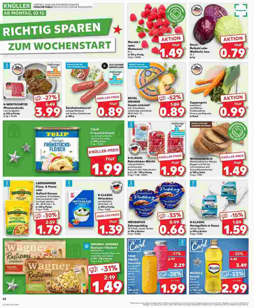 Kaufland Prospekt (ab 01.12.2024) zum Blättern - Seite 1