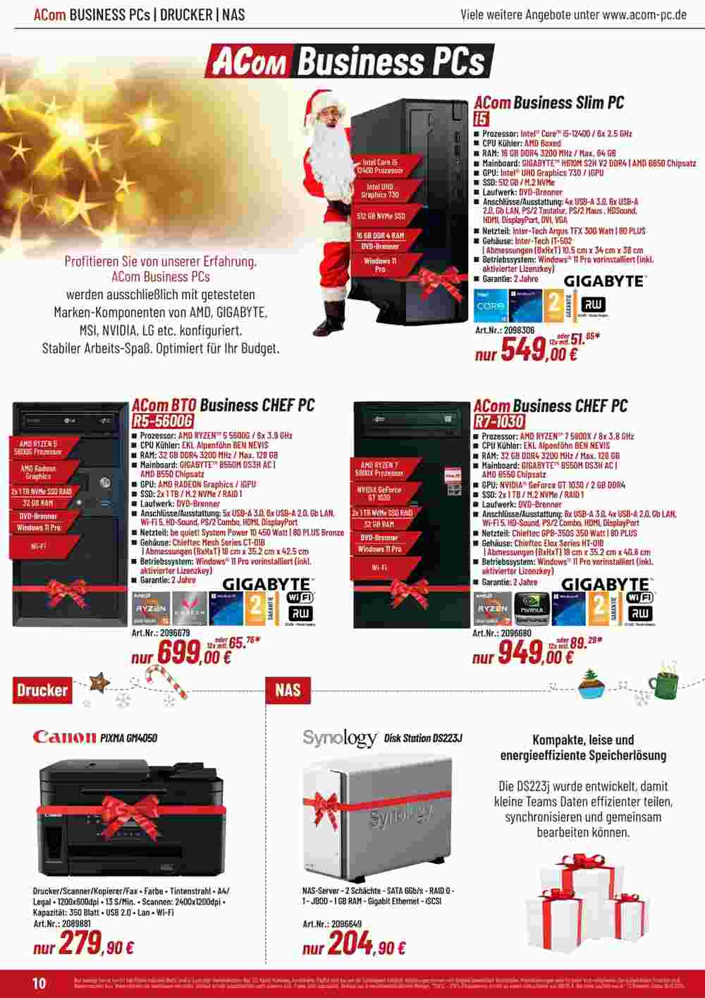 ACom PC Prospekt (ab 01.12.2024) zum Blättern - Seite 10