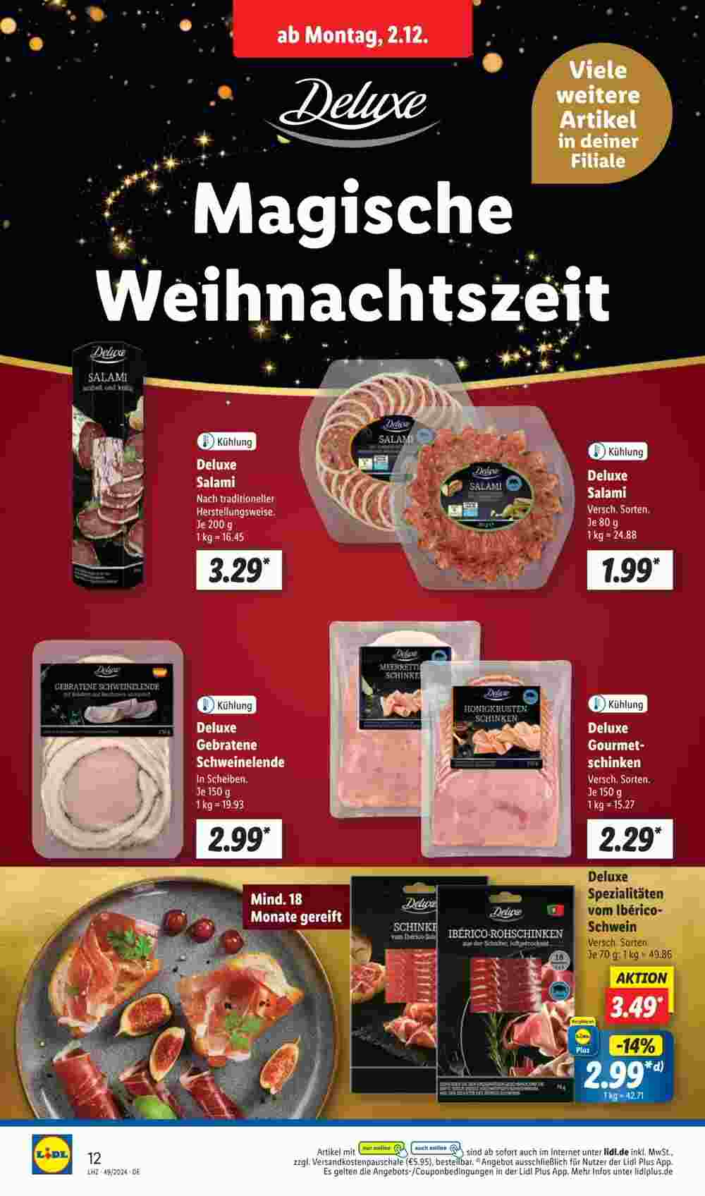 Lidl Prospekt (ab 02.12.2024) zum Blättern - Seite 16