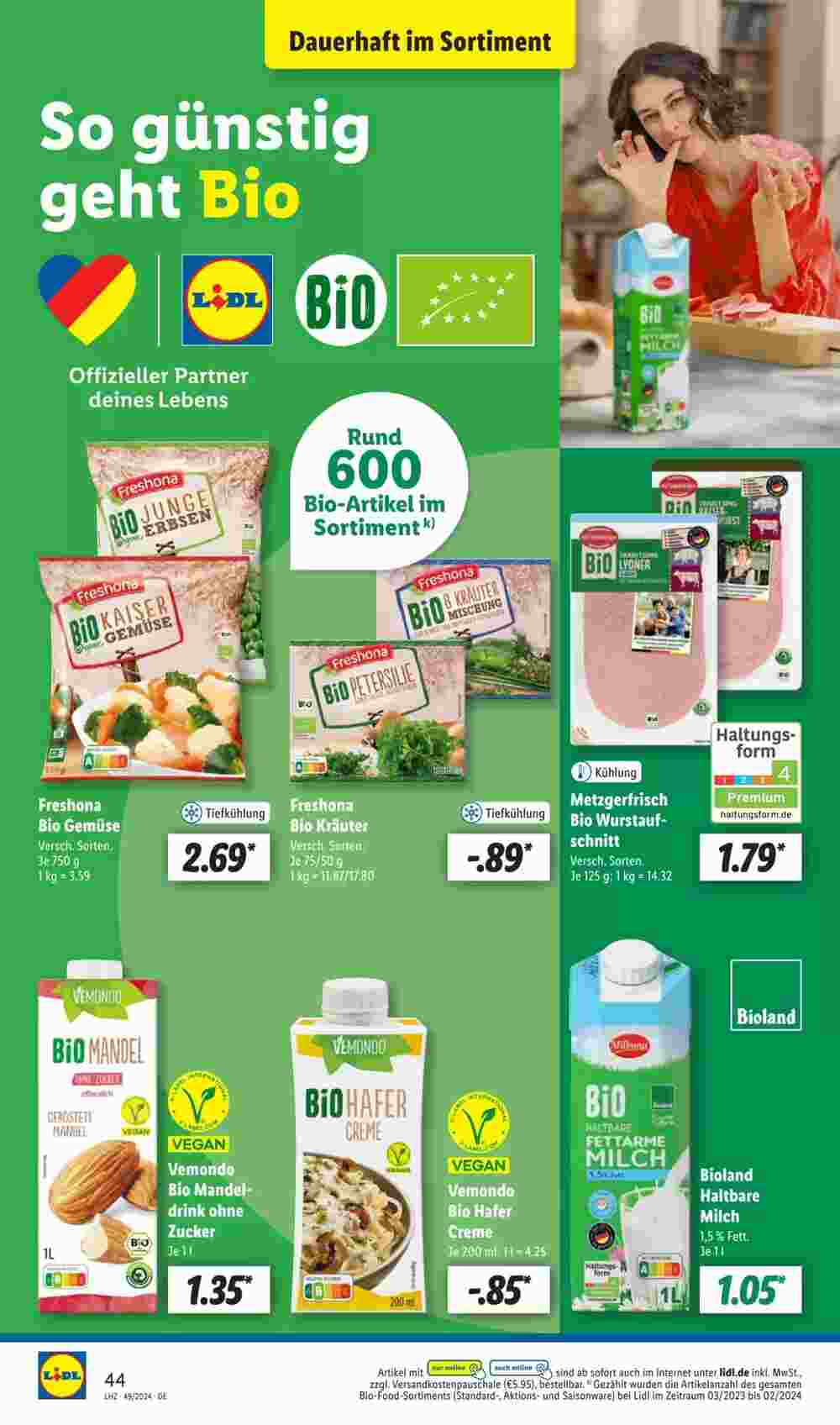 Lidl Prospekt (ab 02.12.2024) zum Blättern - Seite 56