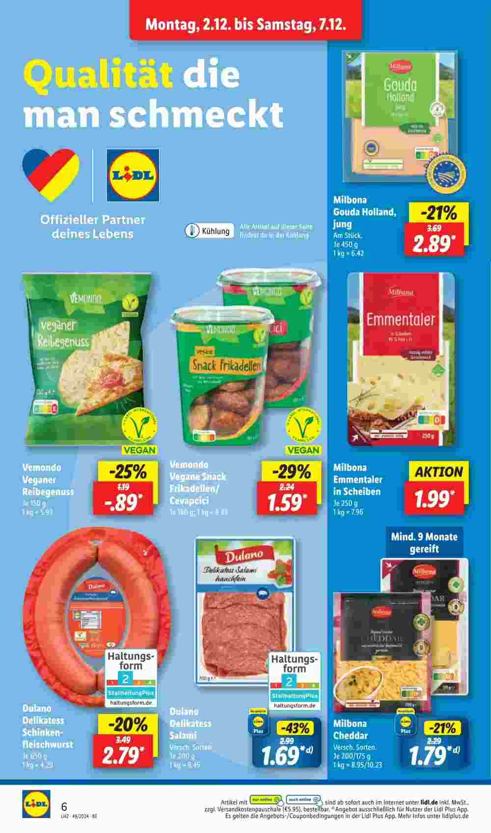 Lidl Prospekt (ab 02.12.2024) zum Blättern - Seite 6