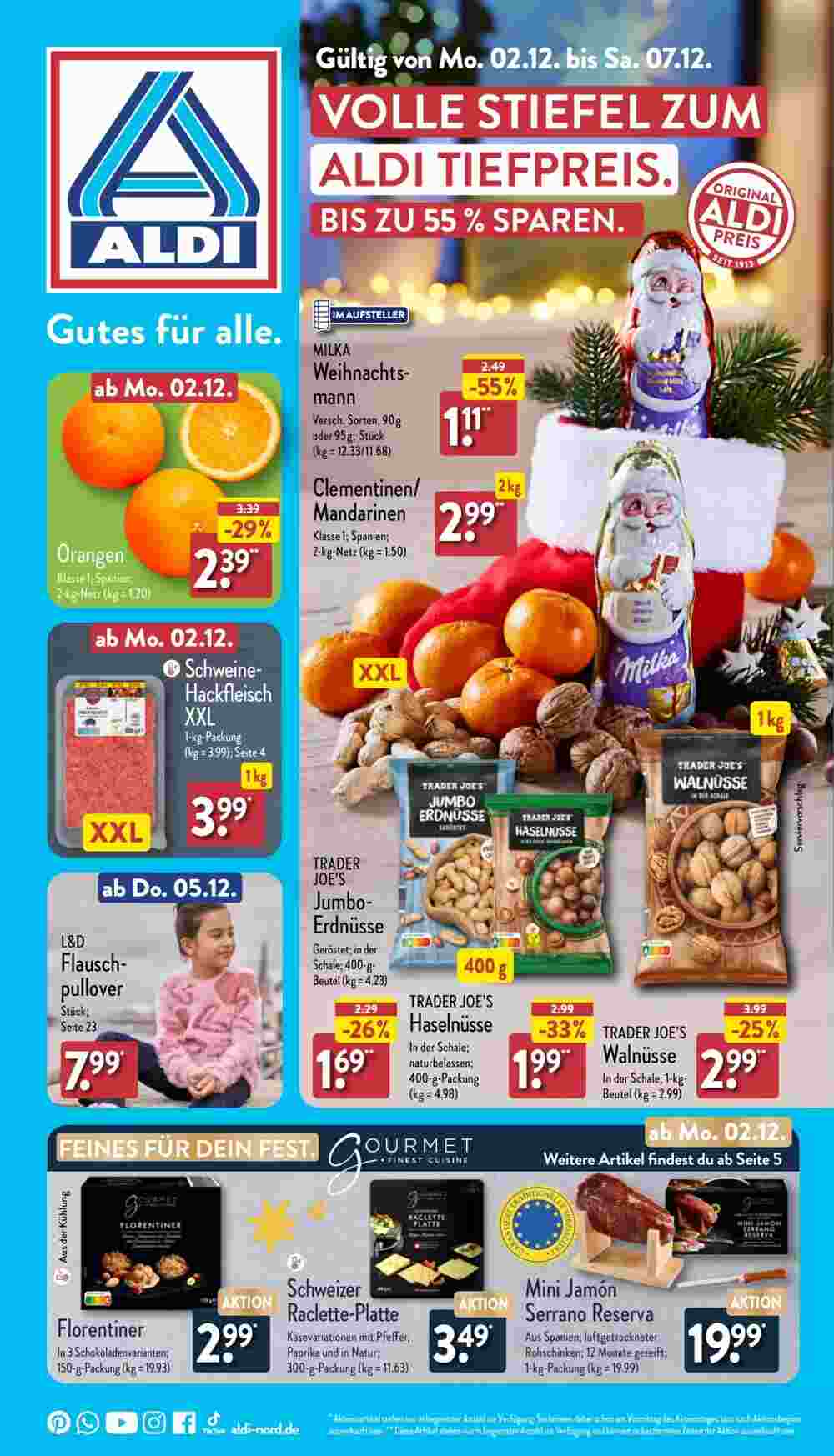 Aldi Nord Prospekt (ab 02.12.2024) zum Blättern - Seite 1