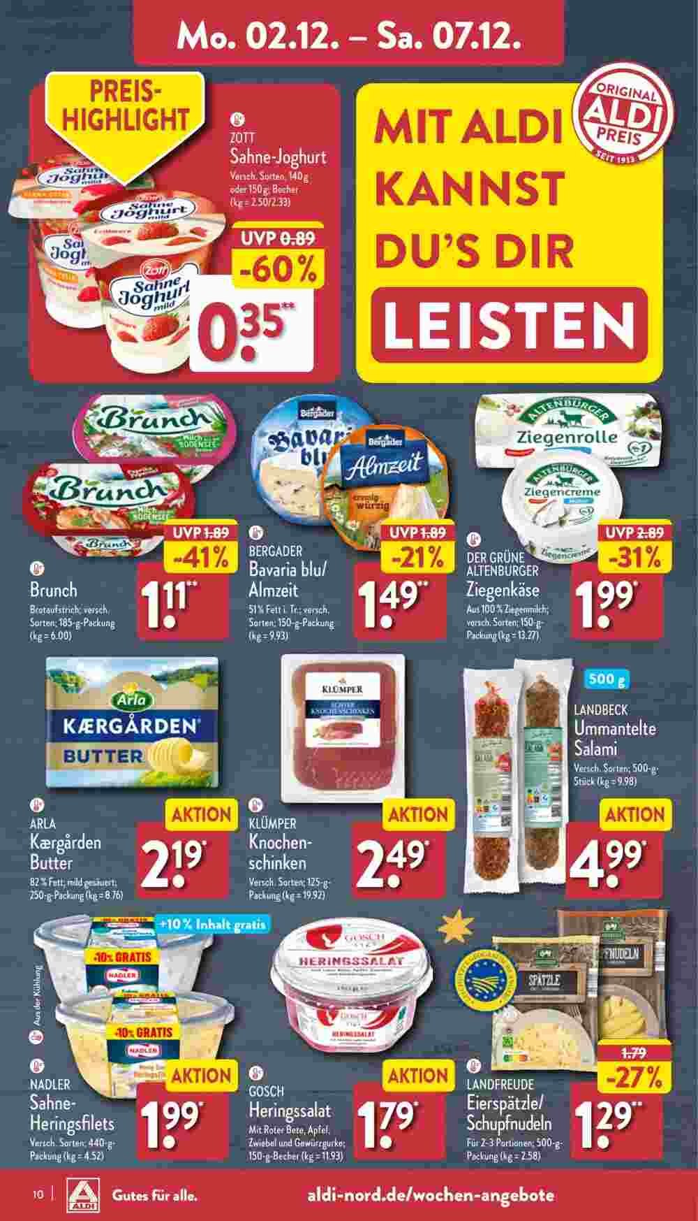 Aldi Nord Prospekt (ab 02.12.2024) zum Blättern - Seite 10