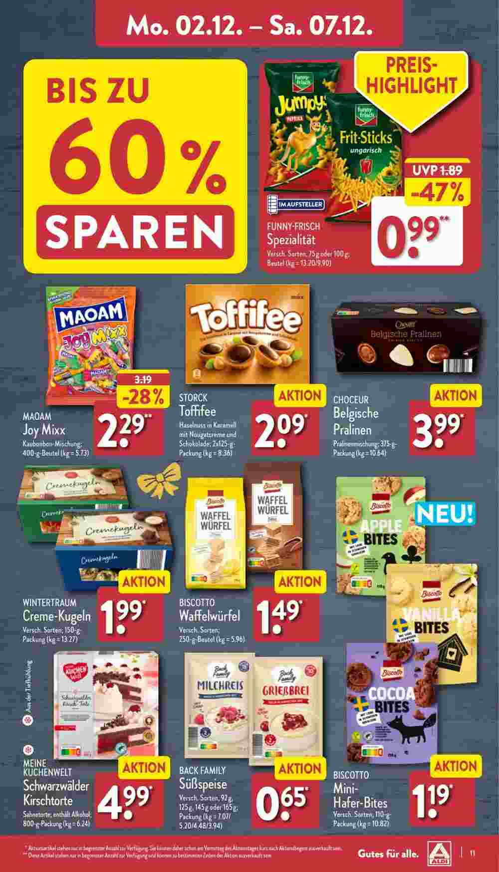 Aldi Nord Prospekt (ab 02.12.2024) zum Blättern - Seite 11