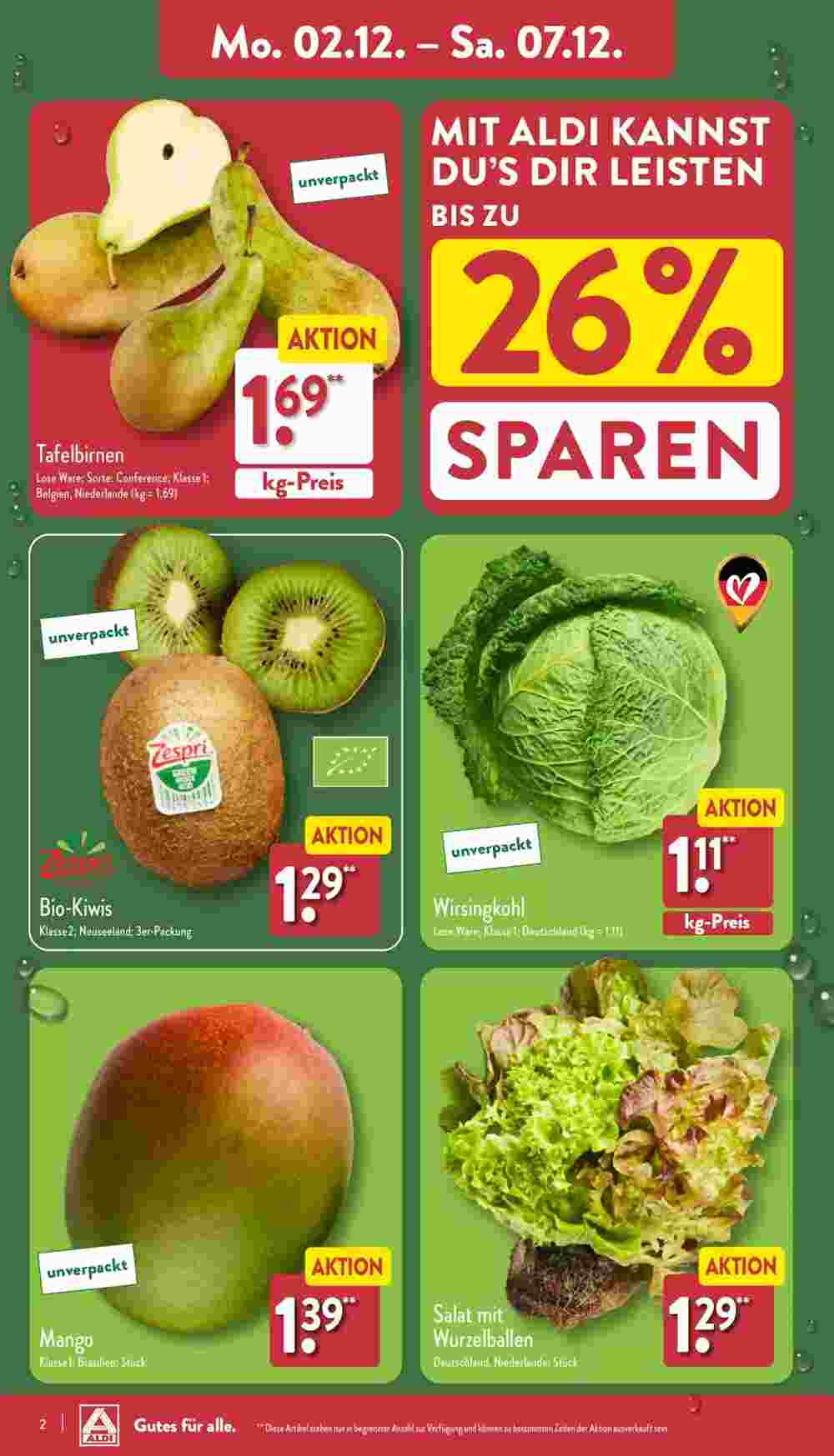 Aldi Nord Prospekt (ab 02.12.2024) zum Blättern - Seite 2