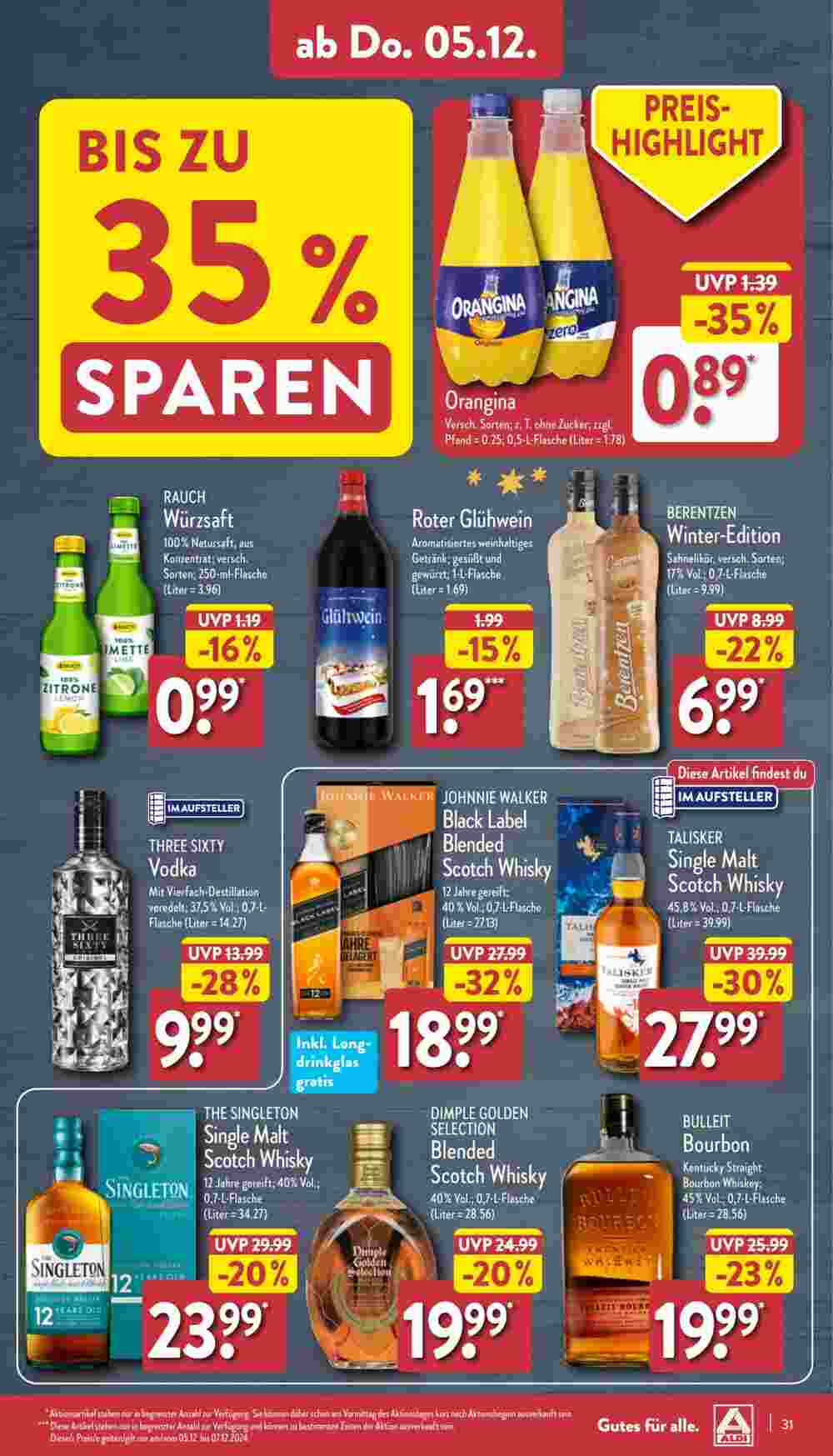 Aldi Nord Prospekt (ab 02.12.2024) zum Blättern - Seite 31