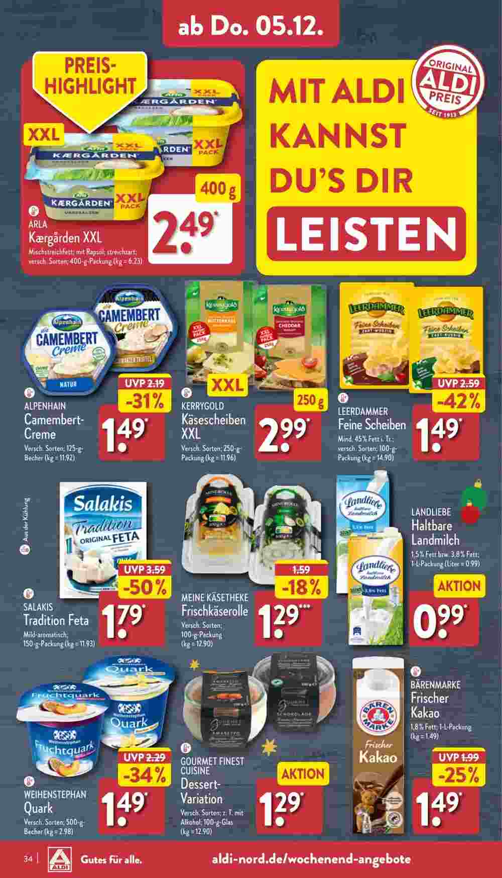 Aldi Nord Prospekt (ab 02.12.2024) zum Blättern - Seite 34