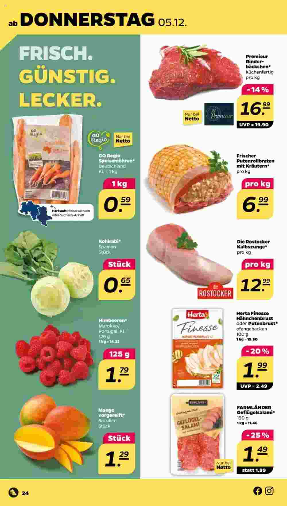 NETTO Prospekt (ab 02.12.2024) zum Blättern - Seite 24