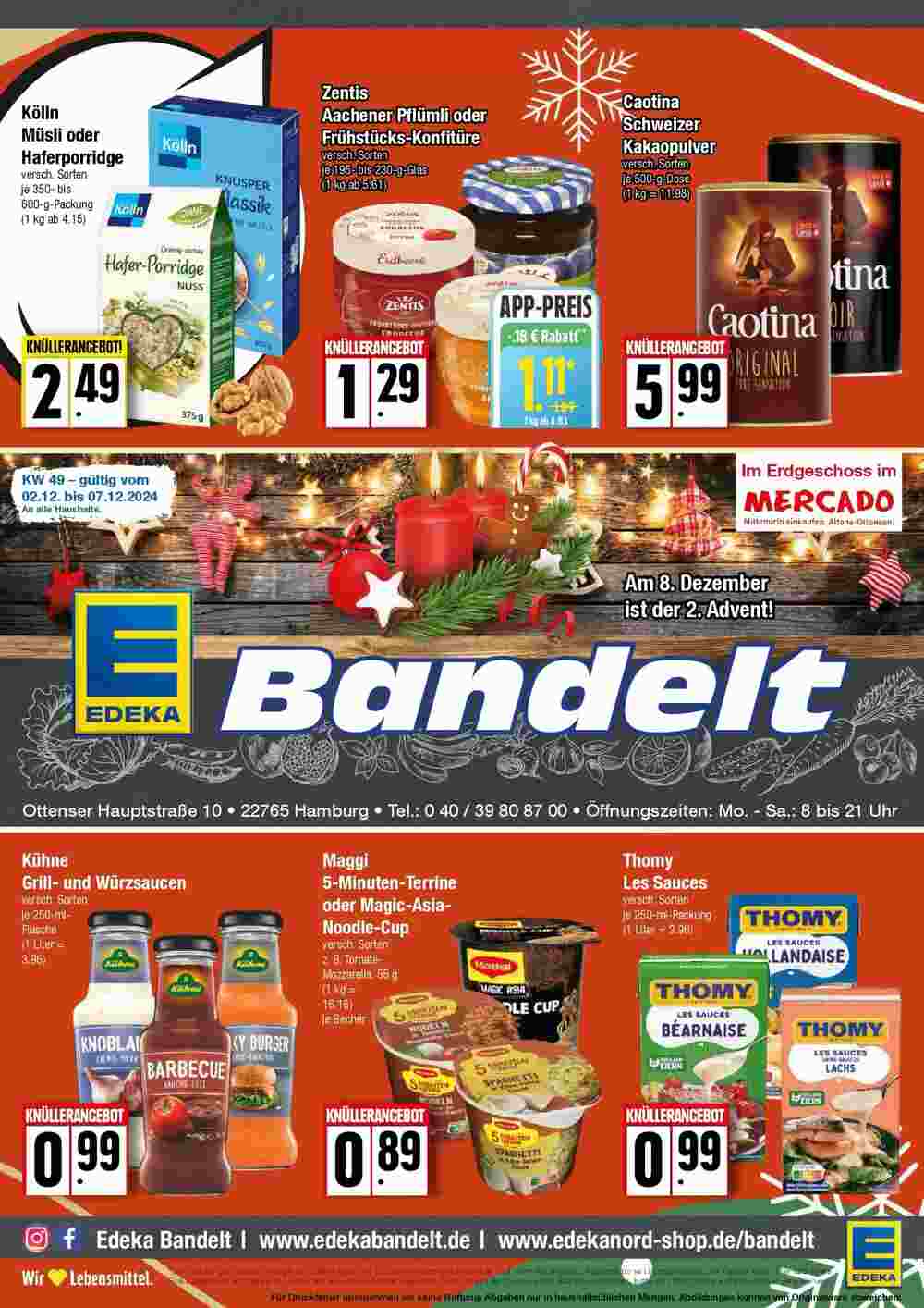 Edeka Prospekt (ab 02.12.2024) zum Blättern - Seite 1