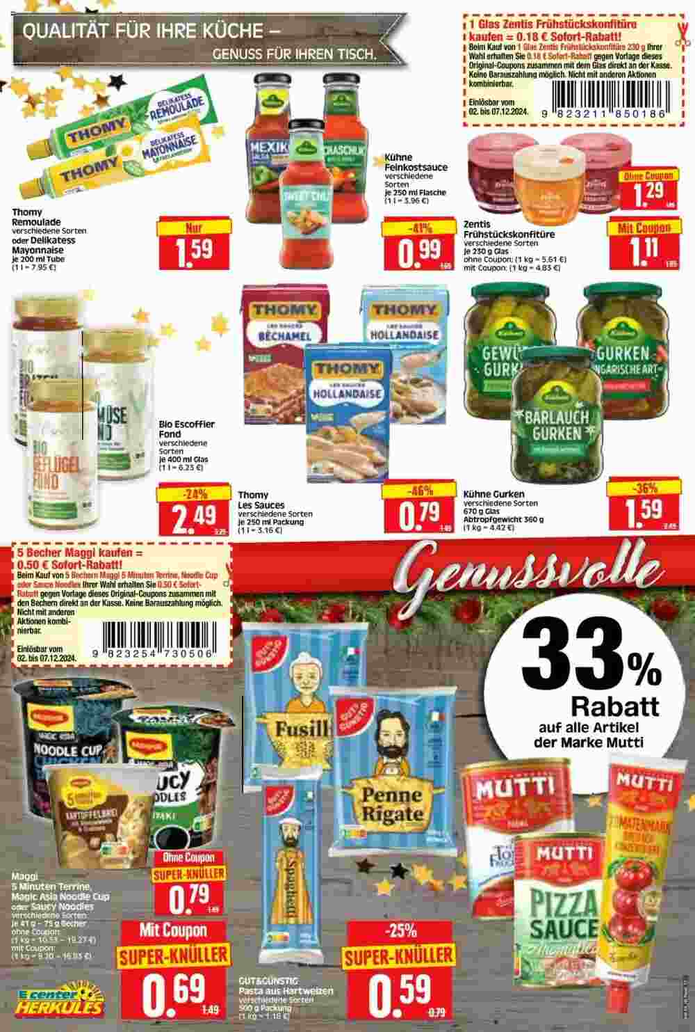 Edeka Herkules Prospekt (ab 02.12.2024) zum Blättern - Seite 12