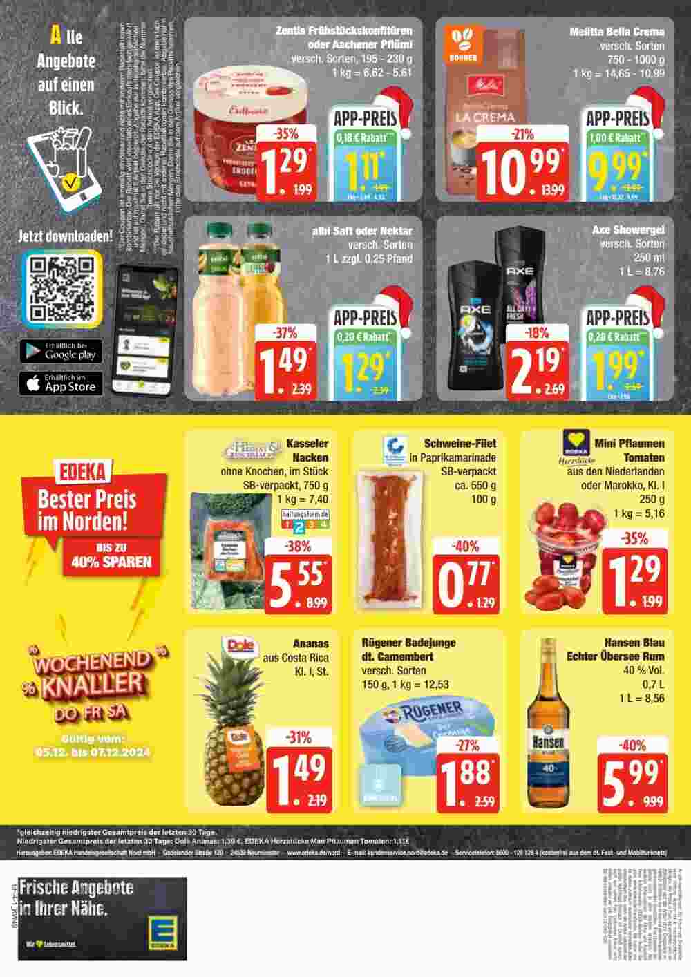 Edeka Frischemarkt Prospekt (ab 02.12.2024) zum Blättern - Seite 4