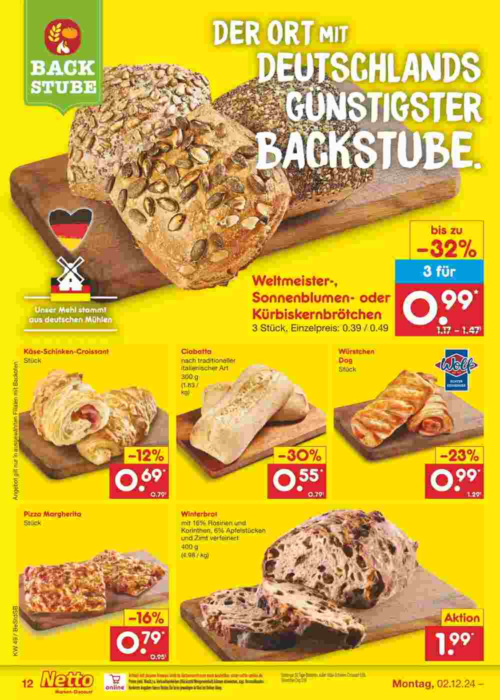 Netto Marken-Discount Prospekt (ab 02.12.2024) zum Blättern - Seite 12