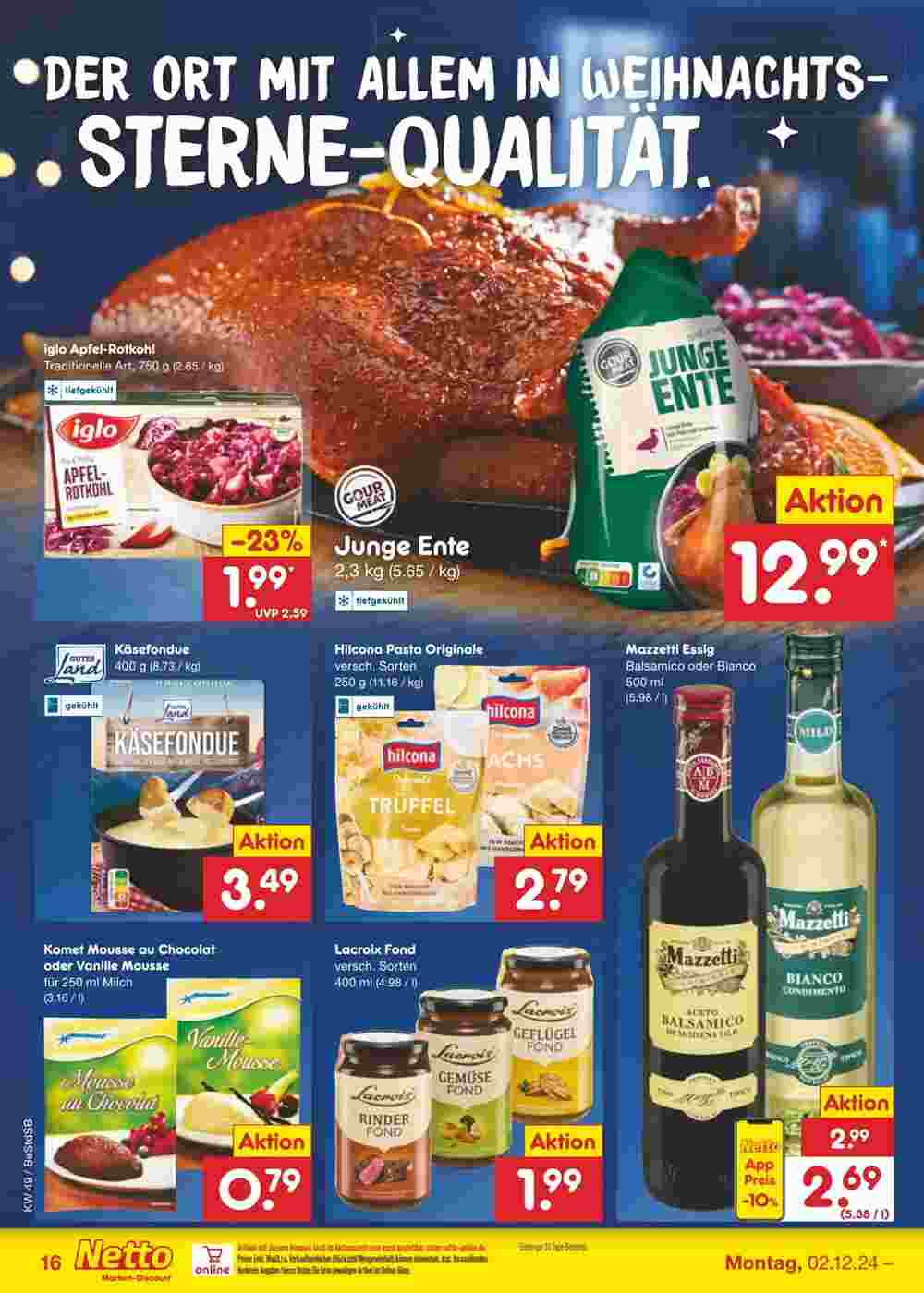 Netto Marken-Discount Prospekt (ab 02.12.2024) zum Blättern - Seite 16