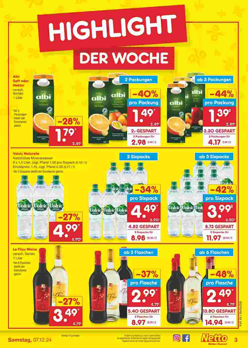 Netto Marken-Discount Prospekt (ab 02.12.2024) zum Blättern - Seite 3