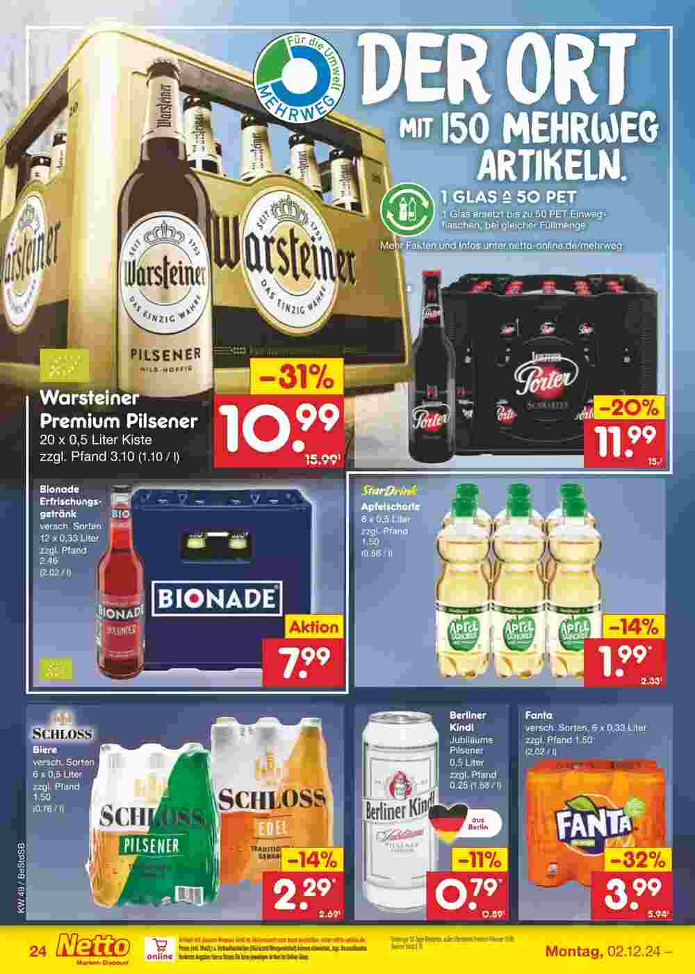 Netto Marken-Discount Prospekt (ab 02.12.2024) zum Blättern - Seite 30