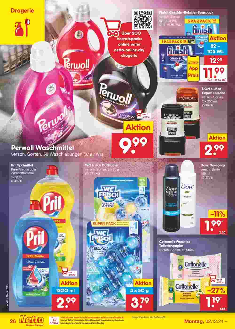 Netto Marken-Discount Prospekt (ab 02.12.2024) zum Blättern - Seite 32