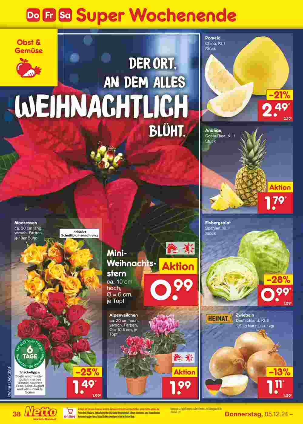 Netto Marken-Discount Prospekt (ab 02.12.2024) zum Blättern - Seite 52