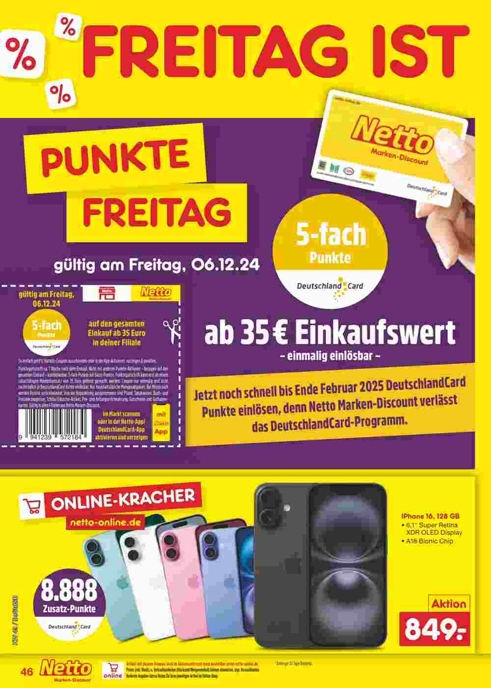 Netto Marken-Discount Prospekt (ab 02.12.2024) zum Blättern - Seite 60