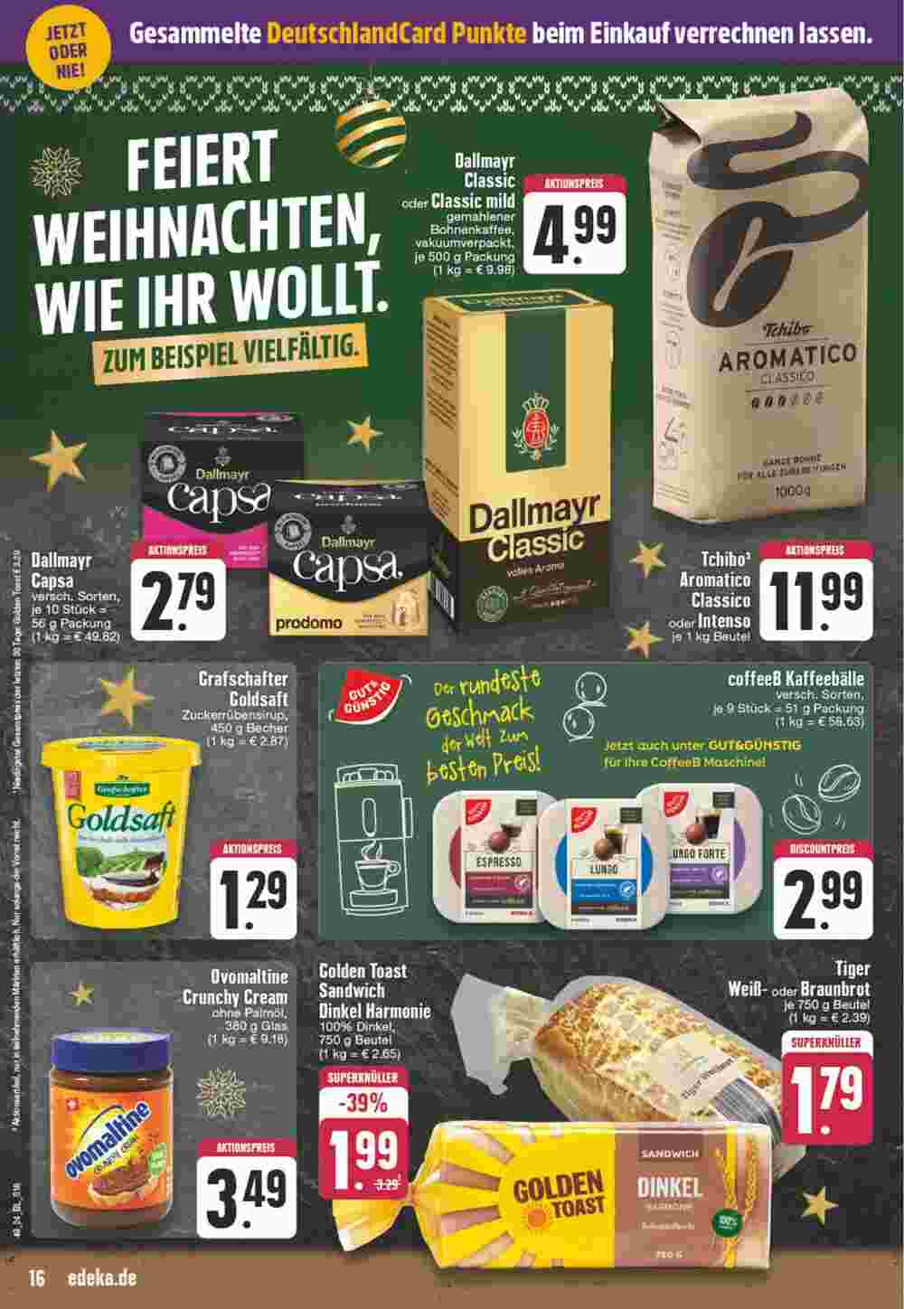 EDEKA Vogl Prospekt (ab 02.12.2024) zum Blättern - Seite 16