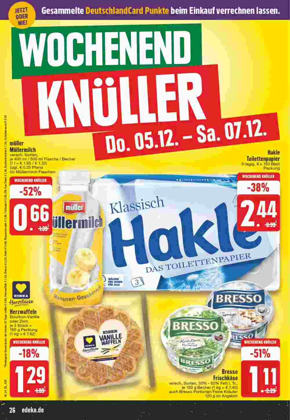 EDEKA Vogl Prospekt (ab 02.12.2024) zum Blättern - Seite 26