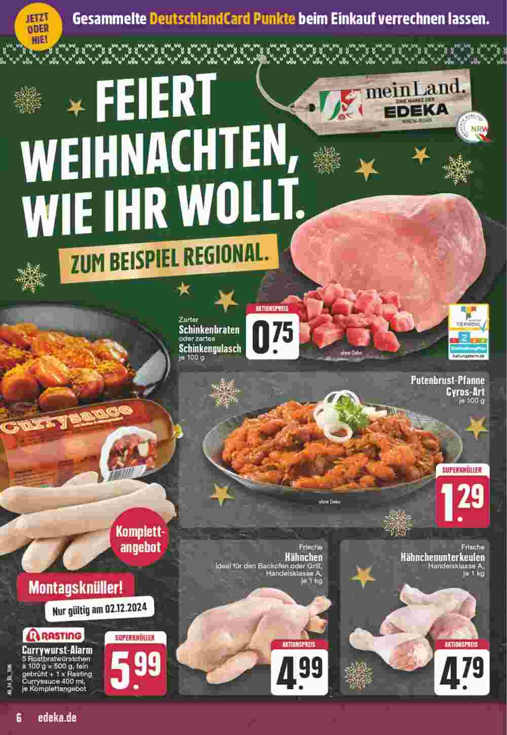 EDEKA Vogl Prospekt (ab 02.12.2024) zum Blättern - Seite 6