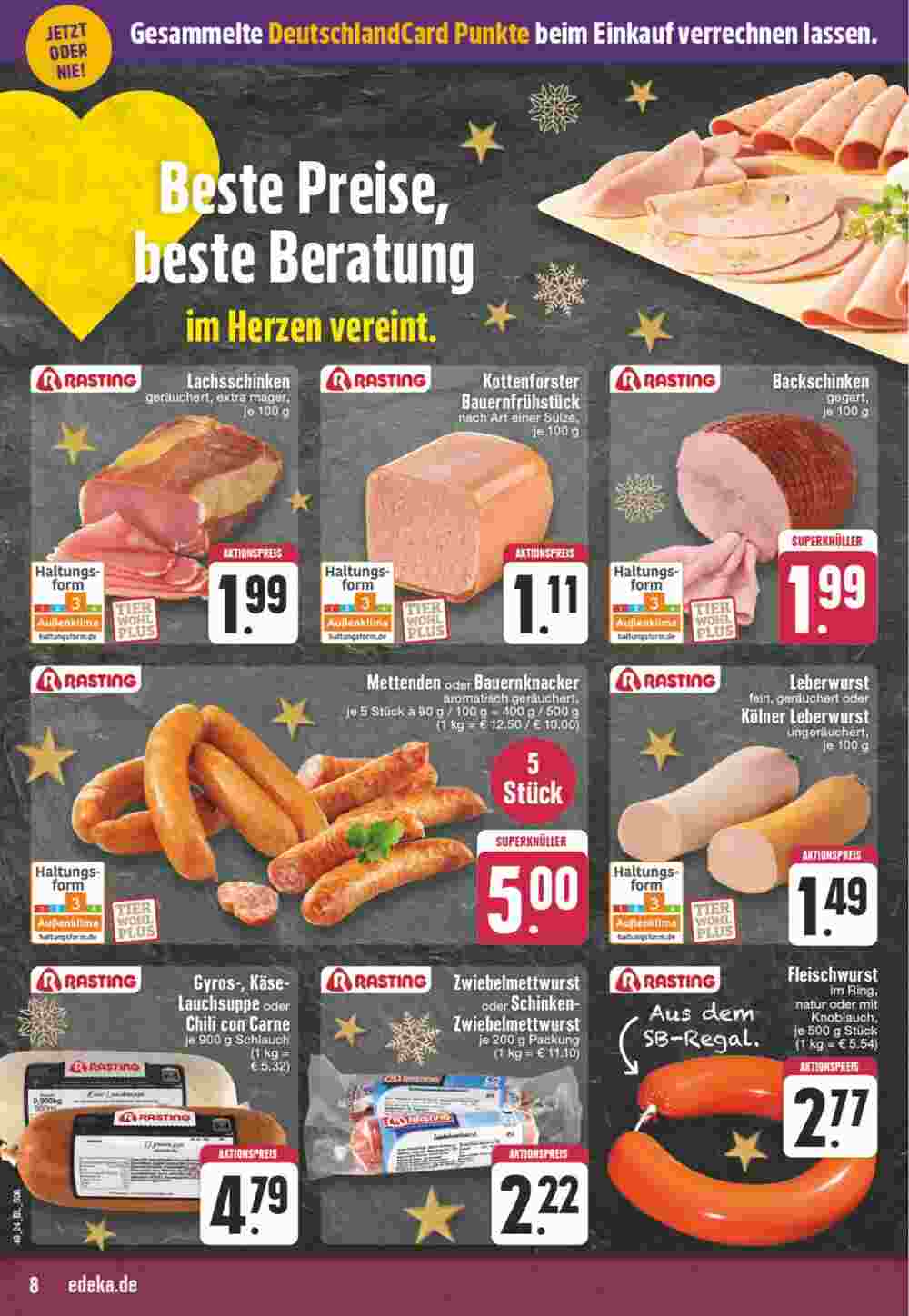 EDEKA Vogl Prospekt (ab 02.12.2024) zum Blättern - Seite 8