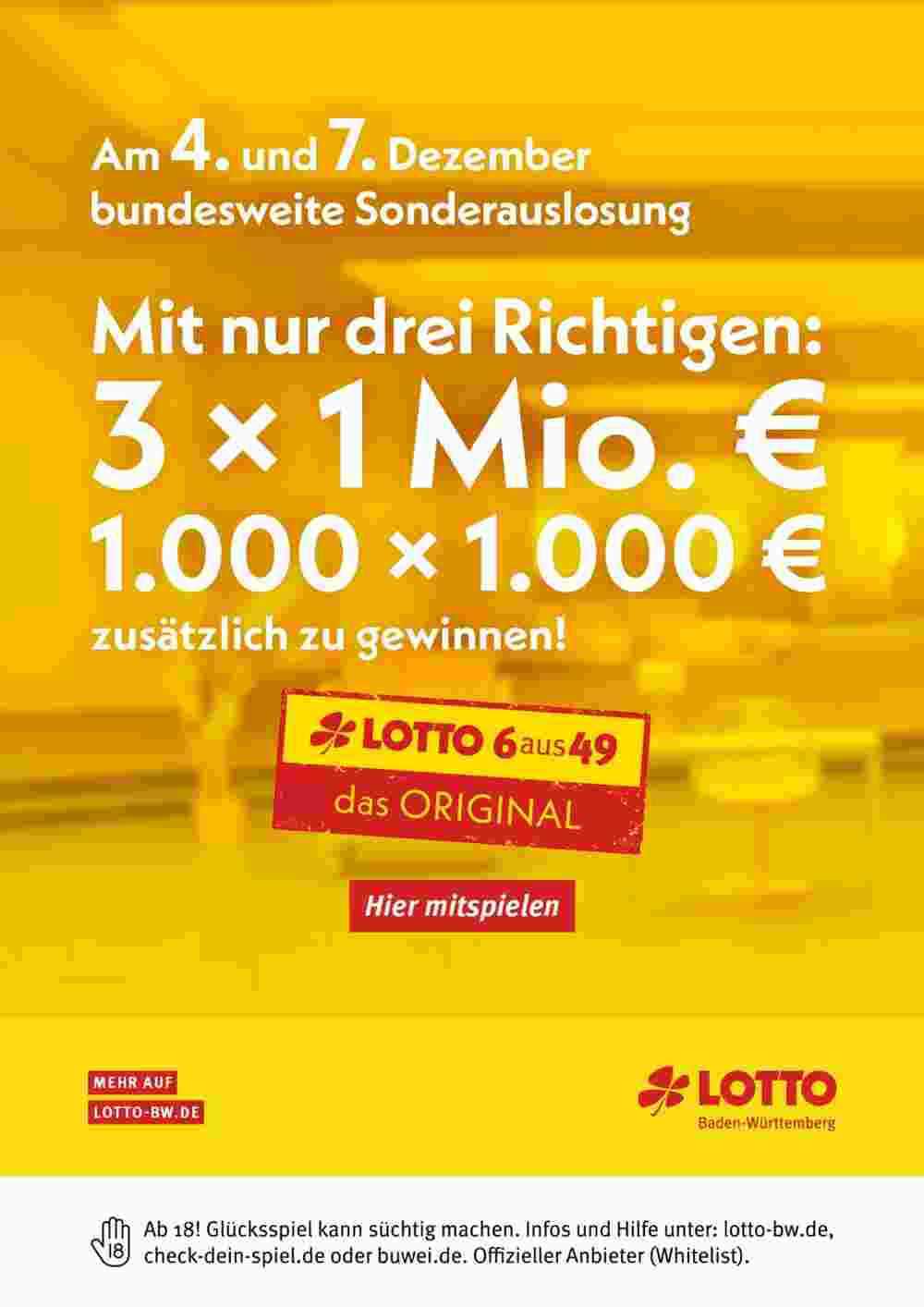 Lotto Prospekt (ab 02.12.2024) zum Blättern - Seite 1