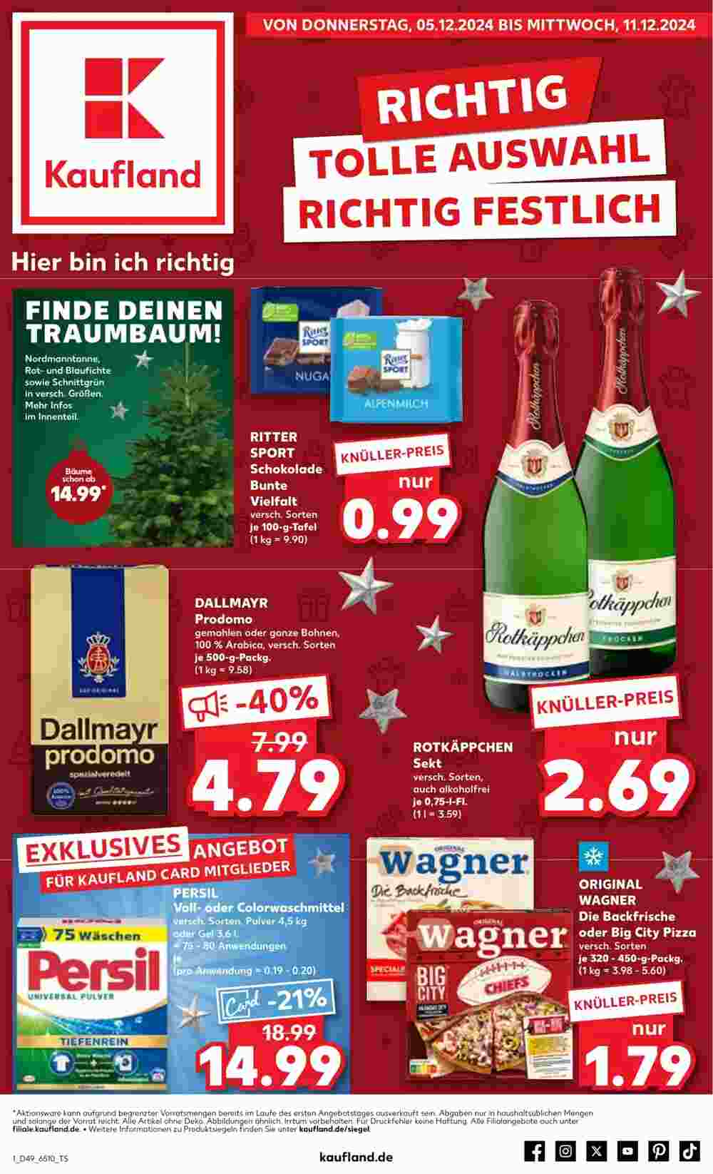 Kaufland Prospekt (ab 05.12.2024) zum Blättern - Seite 1