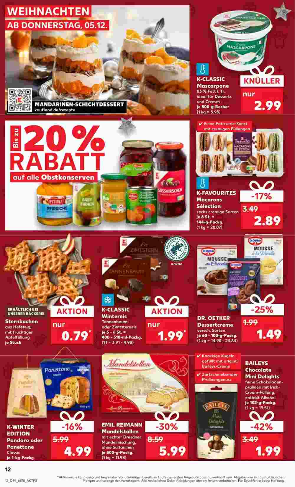 Kaufland Prospekt (ab 05.12.2024) zum Blättern - Seite 12