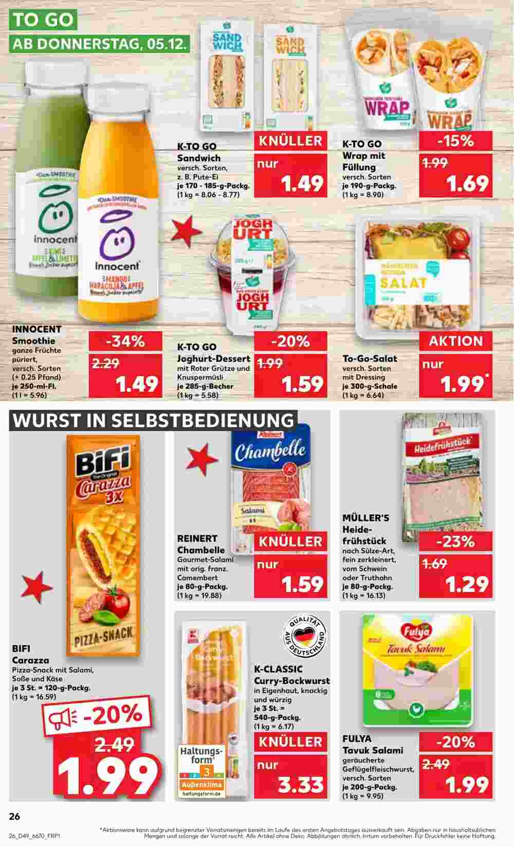 Kaufland Prospekt (ab 05.12.2024) zum Blättern - Seite 26