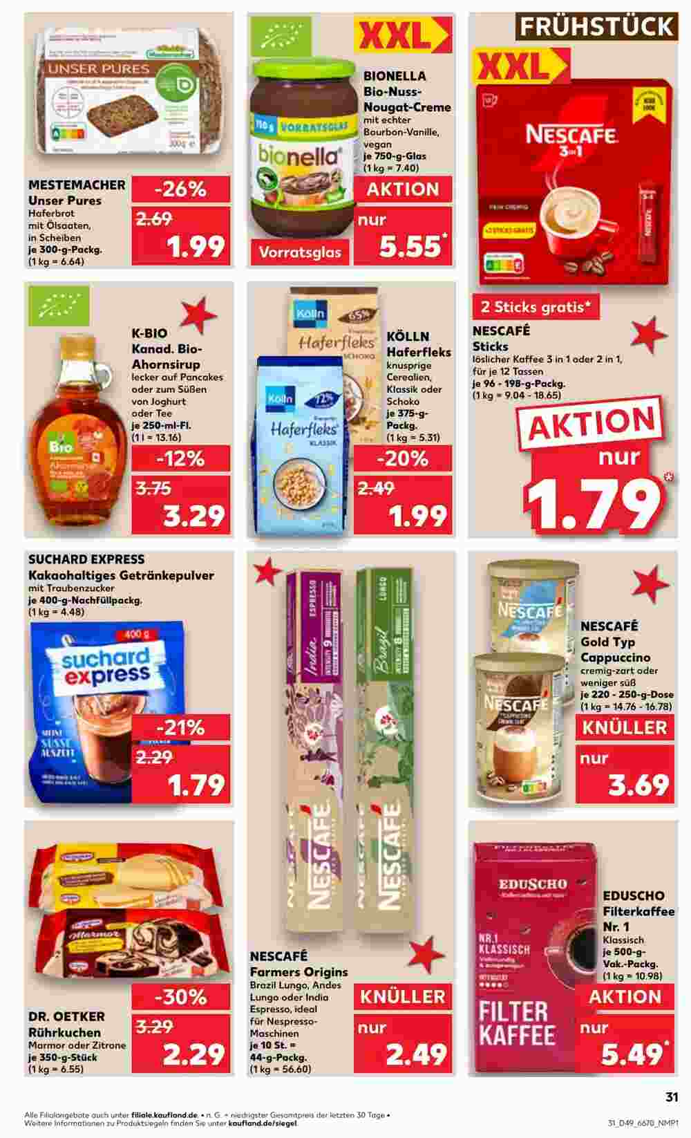 Kaufland Prospekt (ab 05.12.2024) zum Blättern - Seite 31