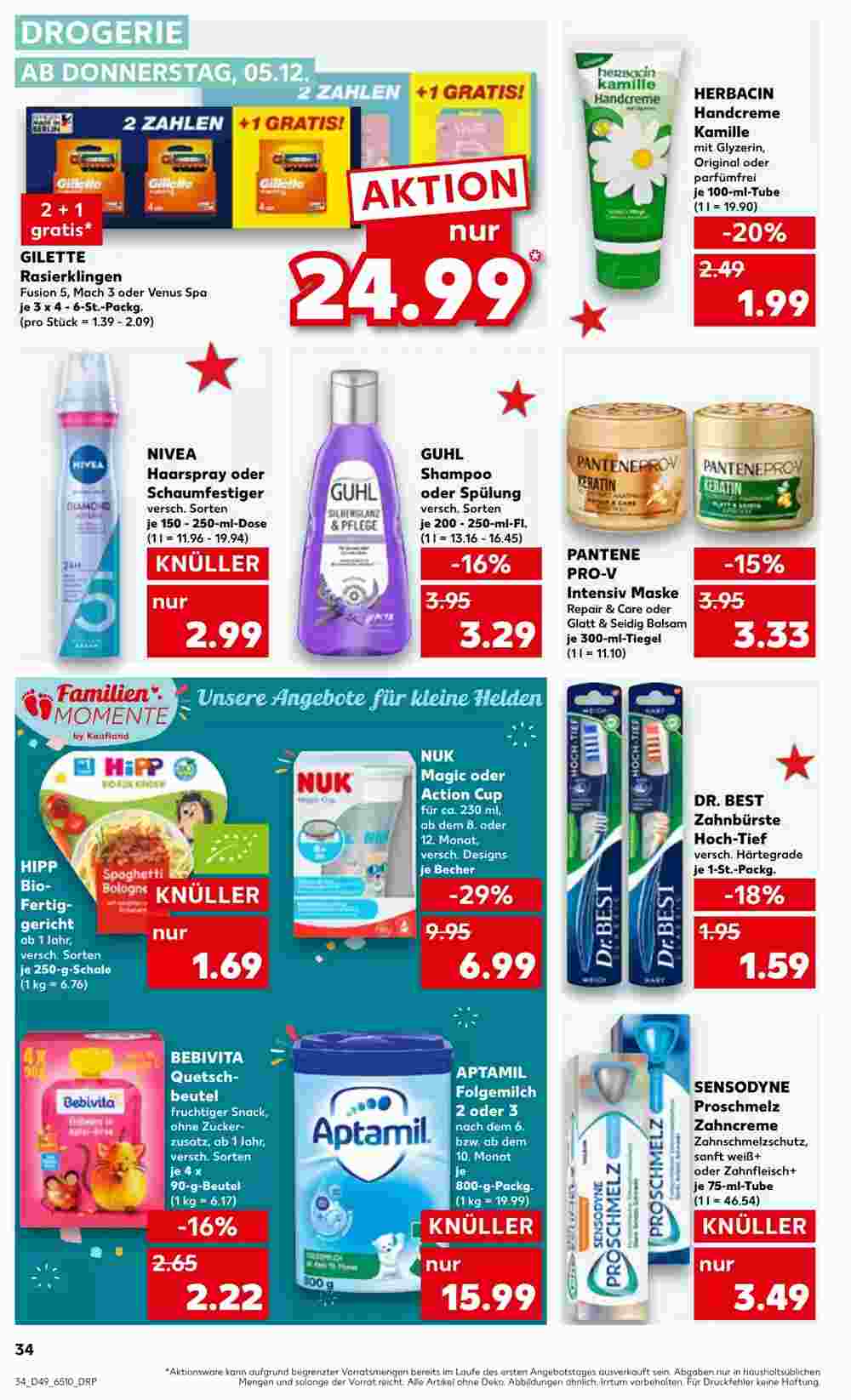 Kaufland Prospekt (ab 05.12.2024) zum Blättern - Seite 34