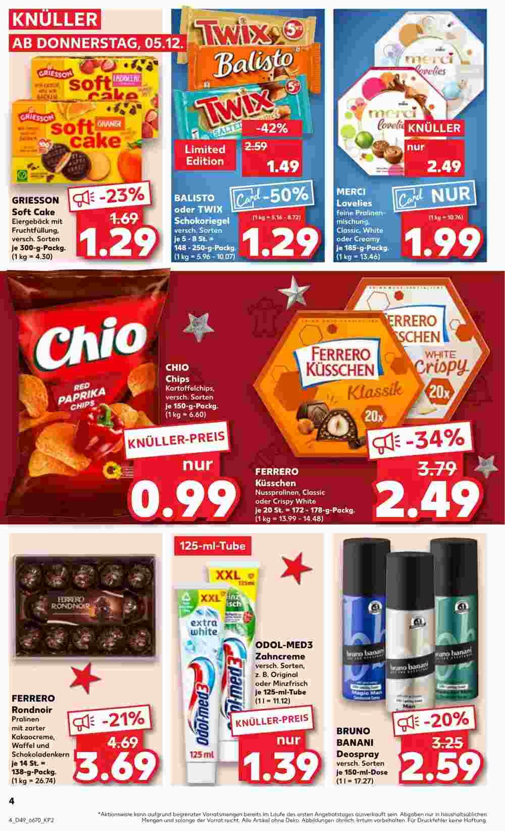 Kaufland Prospekt (ab 05.12.2024) zum Blättern - Seite 4