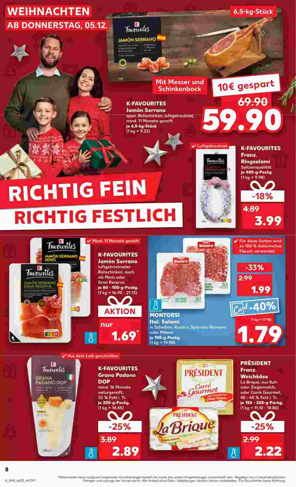 Kaufland Prospekt (ab 05.12.2024) zum Blättern - Seite 8