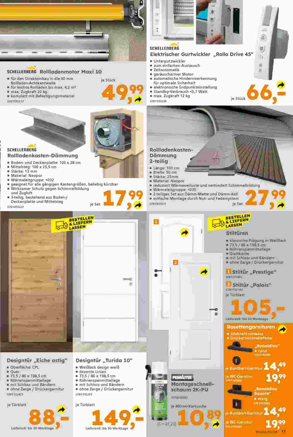 Globus Baumarkt Prospekt (ab 08.12.2024) zum Blättern - Seite 11