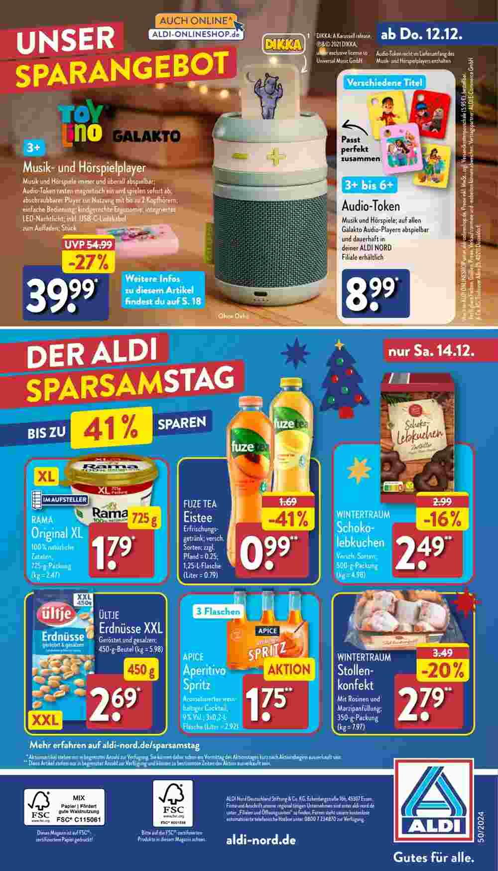 Aldi Nord Prospekt (ab 09.12.2024) zum Blättern - Seite 40