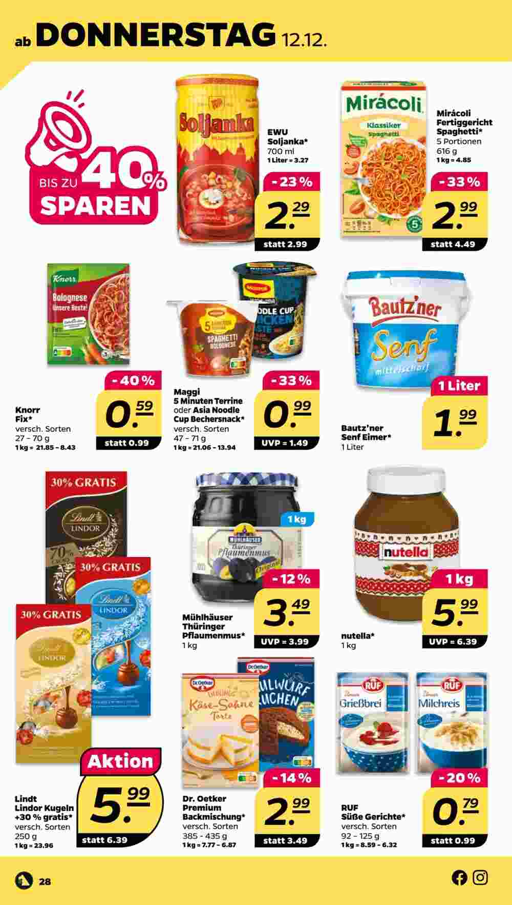 NETTO Prospekt (ab 09.12.2024) zum Blättern - Seite 28